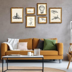 Golden State Art, 8×10 Picture Frame Rustic Brown, Solid Wood 8×10, 1 Pack