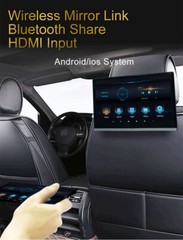 13.3in Car Headrest Monitor Bluetooth WIFI For Rear Seat Entertainment System