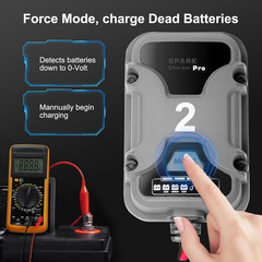 2A 6V/12V Smart Battery Charger Compatible with NOCO Genius Smart Battery Charg