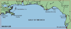 Garmin BlueChart TAMPA – NEW ORLEANS MUS012R Navigation Data Card Chart Map Chip