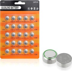 25pc LR44 Batteries AG13 1.5V Alkaline Button Cell Battery for Watch Toy Key Fob