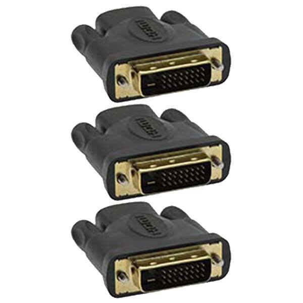 3x DVI-D Dual Link 24+1 Male to HDMI Female Adapter Connector Converter Monitor