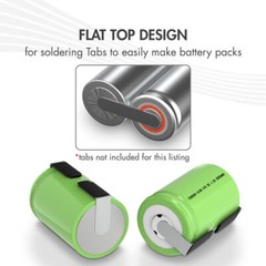 Tenergy Sub C and 4/5 Sub C High Capacity 1.2V NiMH Rechargeable Batteries Lot