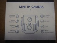 ROHS Mini IP Camera Model#T9 Resolution: 1920X1080 Support System Andrioid *BW6