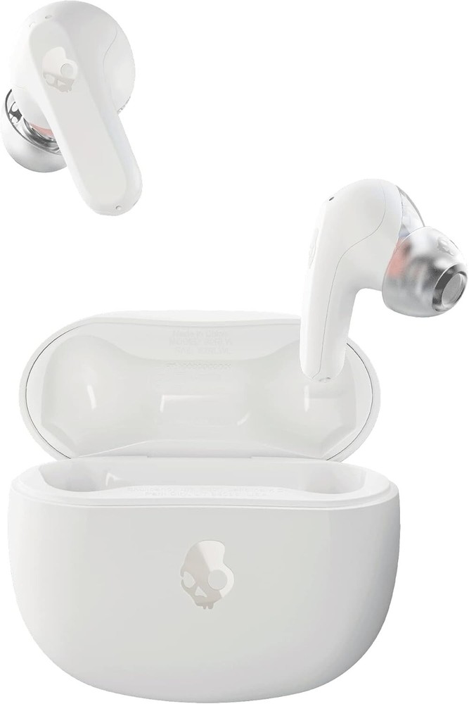 Skullcandy Rail In-Ear Wireless Earbuds (True Black)- (Certified Refurbished)