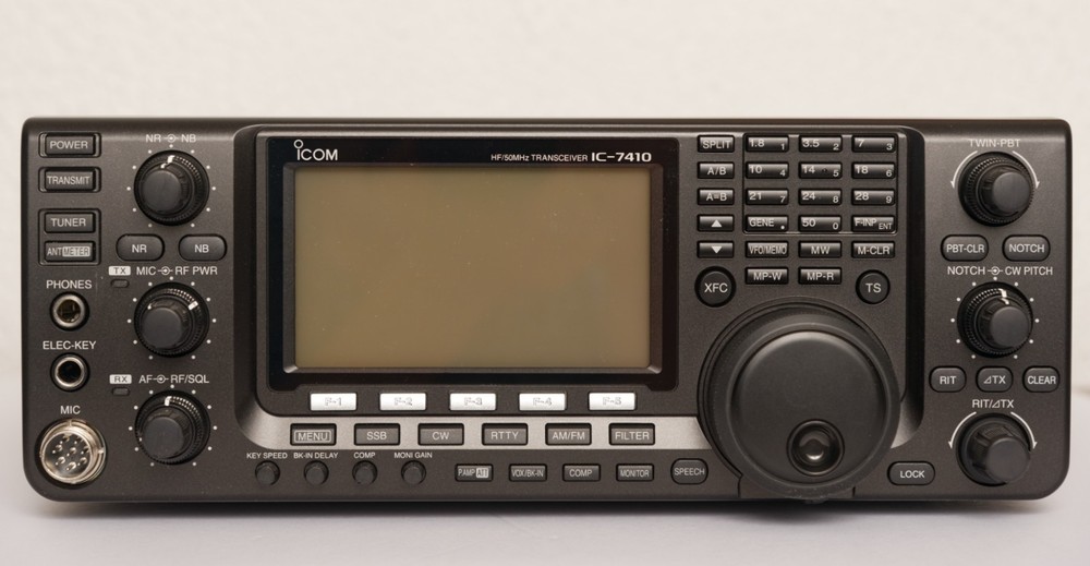 Icom IC-7410 HF Base Transceiver with FL-430 and FL -431 filters installed