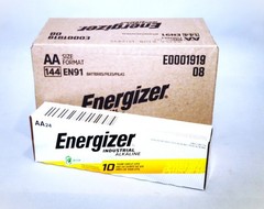Energizer Industrial EN91 1.5V AA Battery (1 Box of 144)