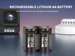 4 Pcs 2100mwh RCR123 CR123A CR123 3V Rechargeable Lithium Li-ion Battery +Cable