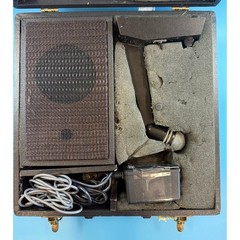 AT Products Microphone & Harvard Elite Telephone Amplifier System w/ Case Used