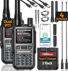 Compact Rechargeable Walkie Talkies NOAA Weather Radio