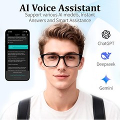 AI Smart Glasses: Real-Time Translation & Voice Assistant for Active Lifestyles