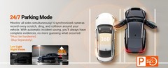 Vantrue Nexus 5S (N5S) 360 Degree WiFi Dashcam GPS LTE Support 1TB Support