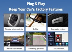 Eonon Android 13 Car Stereo Radio GPS Nav CarPlay for Chevrolet Impala 2006-2013