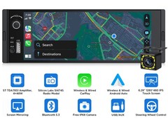 Eonon X3U 6.28″ IPS Single 1 DIN Car Stereo Radio CarPlay Android Auto Bluetooth