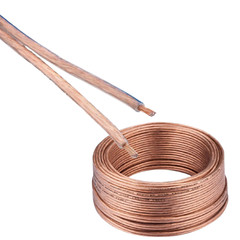14 AWG 14/2 Transparent Audio Speaker Cable 50FT 100FT 250FT Clear Sound Quality