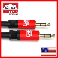 AUX Audio Cable 3.5mm Male to Male For Phone iPhone Samsung Android LG RED 6FT