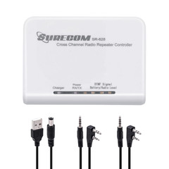SR-628 Cross Band Duplex Repeater Controller with 2 X K Plug 46-K Cable for Kenw