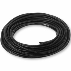50 Ft. Long 1/8 Inch Diameter Polyethylene Flexible Split Loom Tubing Coil Black