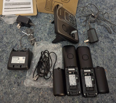 Panasonic KX-TGD832 Cordless Phone System w/ Answering Machine Home Telephone