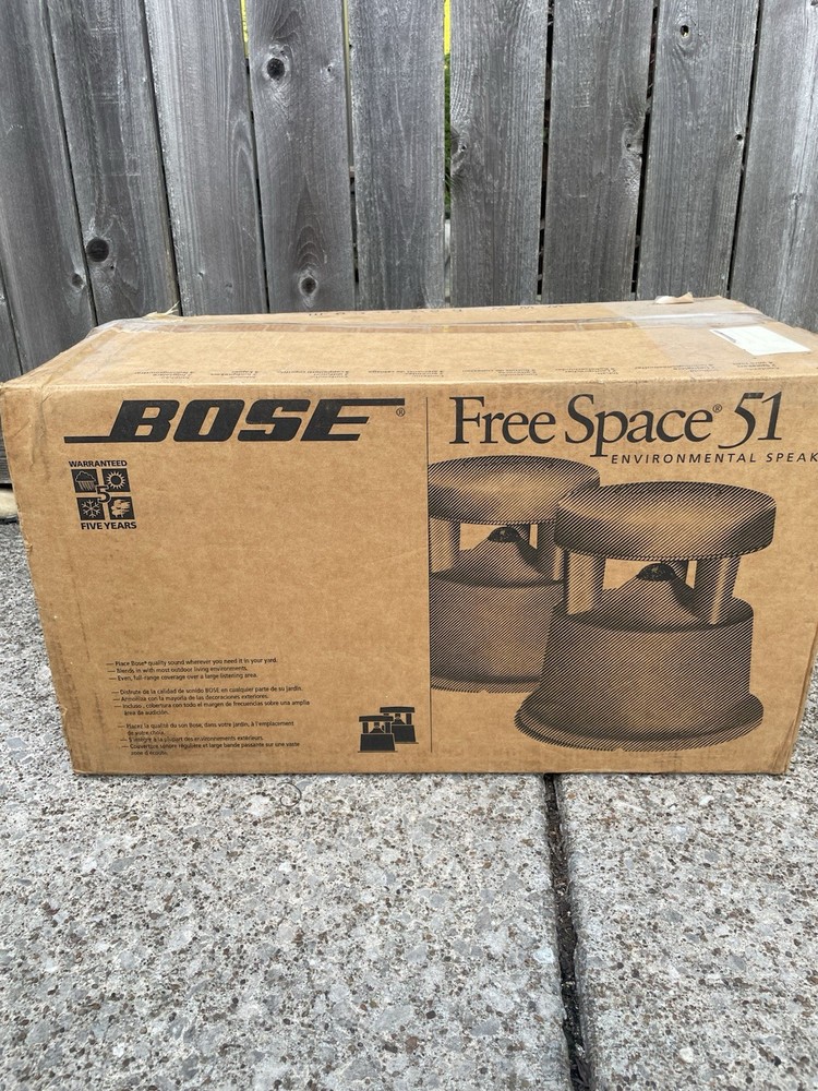 Bose FreeSpace 51 Environmental Wired Speakers Pair Green 6 Ohm 2.0