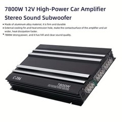 3800W/7800W Watt 4 Channel Car Truck Amplifier Stereo Audio Speaker Amp System