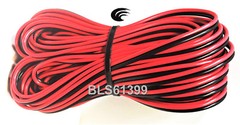 60′ ft Red Black 22 Gauge SPEAKER WIRE Cable Home Car Audio Wiring 12V DC Power