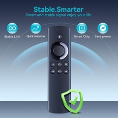 Durable Voice Search Remote for AMZ TVs – ABS Construction, Hassle-Free Pairing