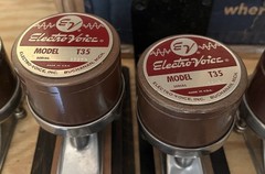 1 pair (2) of vintage 1950’s Electro Voice T35 tweeter horn drivers – 16 ohm