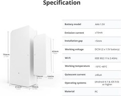 SONOFF DW2 WiFi Wireless Door Window Sensor Smart Home Security Automation Alarm