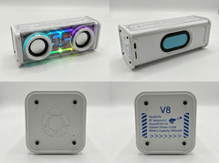 RGB Bluetooth Speaker – Dual Woofers / 10W / 1800 mAh