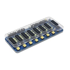 Acrylic Case SCART SWITCH Distributor Converter Automatic/Manual 7 In 1 Out New