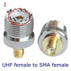 2/4PCS SMA Male Plug to UHF PL259 SO239 Female RF Connector Adapter Cable