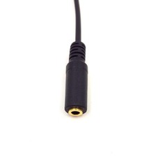 3Ft Black Gold Plated AUX Coiled Cable – Max Sound Conductivity, Minimal Tangles