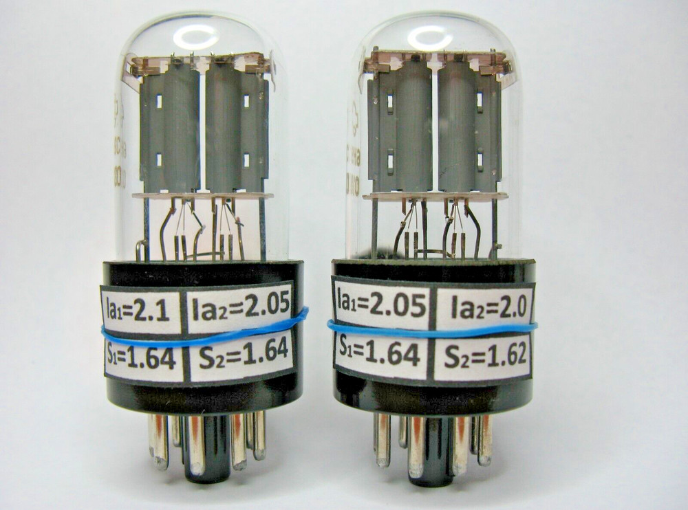 US Stock! 6N9S / 6H9C / 6SL7 / 6N9P / 6N9 MATCHED PAIR (2pcs) 1970’s TUBES NEW