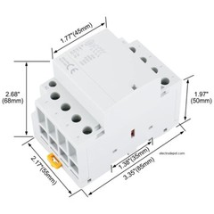 4 Pole Contactor 120V Coil Lighting 50A N/O Motor Control 30AMP 40A 30A 20A DIN
