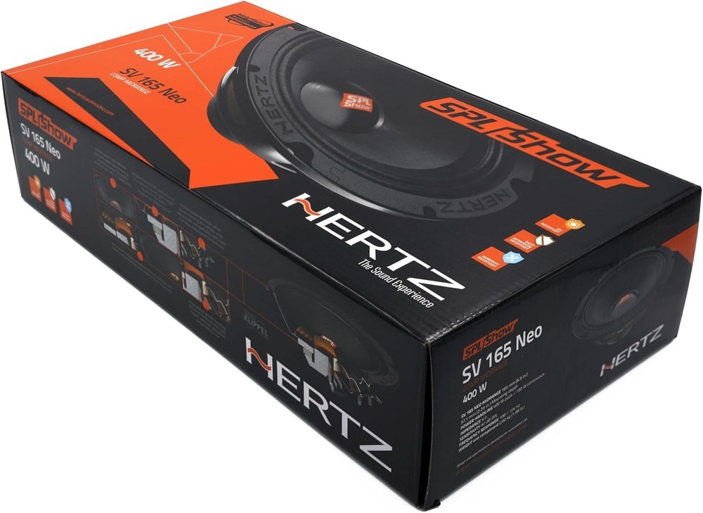 Hertz SV-165 NEO 6.5″ Speakers UV-Resistant & Waterproof – Harley Davidson – NEW