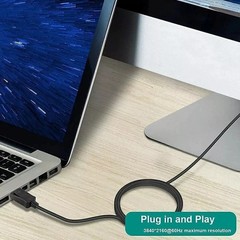 4K Display Port DP to DP Cable 60Hz 2160P 25.92Gbps HDR Audio Video Adapter PC