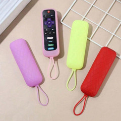 1Pc Silicone Protective Remote Control Cover For Roku TV Remote Holder Glow Case