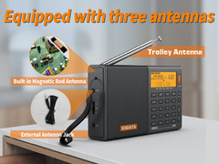 XHDATA D-808 Professional Portable Radio | FM Stereo/SW/MW/LW/Air Band Receiver
