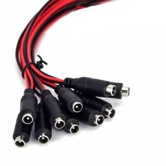 10 Pair DC Power Cable Male Female Connector CCTV Security Camera Pigtail COPPER