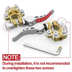2x 12V 24V Automotive Car Top Post Battery Terminals Wire Cable Clamp Connectors