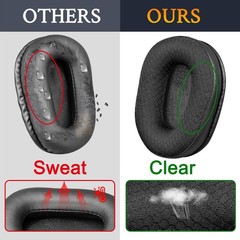 Black Mesh Earpads for BlueParrott B450 S450 Headset Ear Cushions
