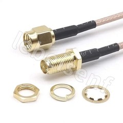 1Pcs RG316 SMA Male to SMA Female Lot RF Coax Jumper Pigtail Extension Cable