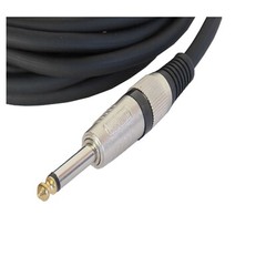 15ft Instrument Guitar Audio Speaker Cable 6.35mm 1/4″ to 1/4″ Mono Male Cord