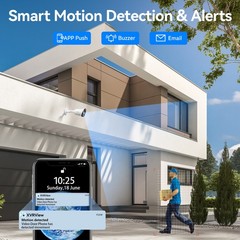 TMEZON 4IN1 1080P HD Video Outdoor CCTV Security Camera 100ft EXIR Night Vision