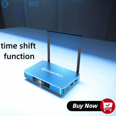 2025 SuperBox S6 Max Media Player Smart Box TV Box No monthly fees