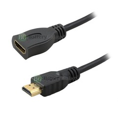 NEW GOLD 3FT HDMI 1.4 Extension Cable For PS3 XBOX PSP Wii Plasma HDTV 3D 4K