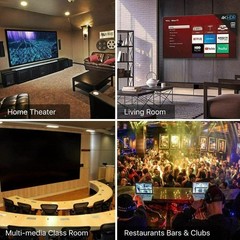 4K HDMI Splitter 1 in 8 Out, Powered 8 Port hdmi splitters Multi Monitor Outputs