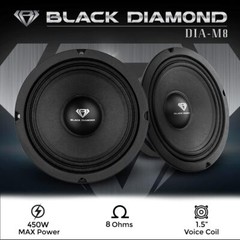Black Diamond 6.5″ Mid Range Loudspeaker with Bullet 450 Watts 8-Ohm DIA-M6