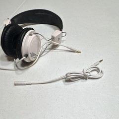 WeSC Wired Over-Ear Headband Headphones 3.5mm Jack Adjustable White/Black